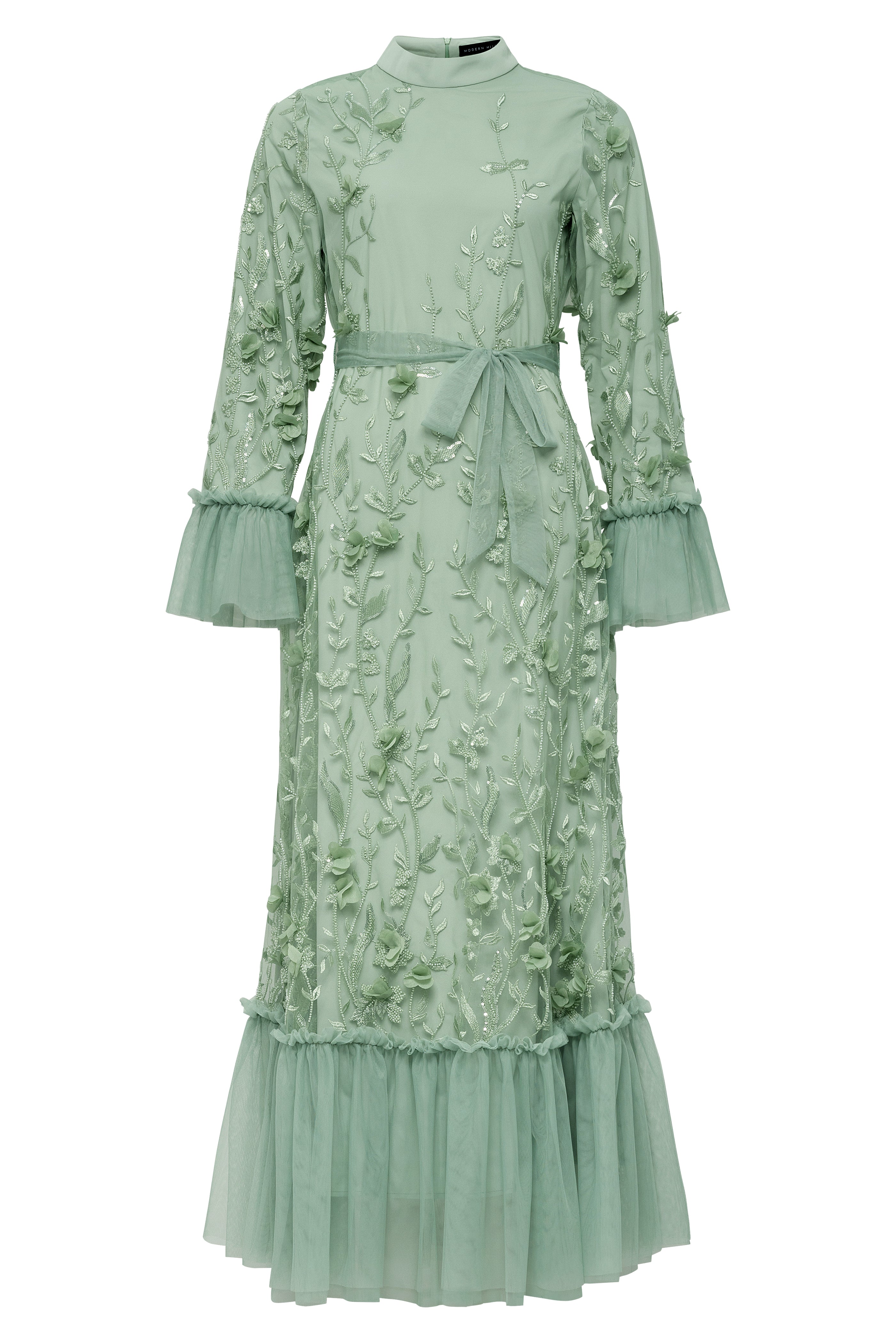 Layan formal Dress - Mint Green