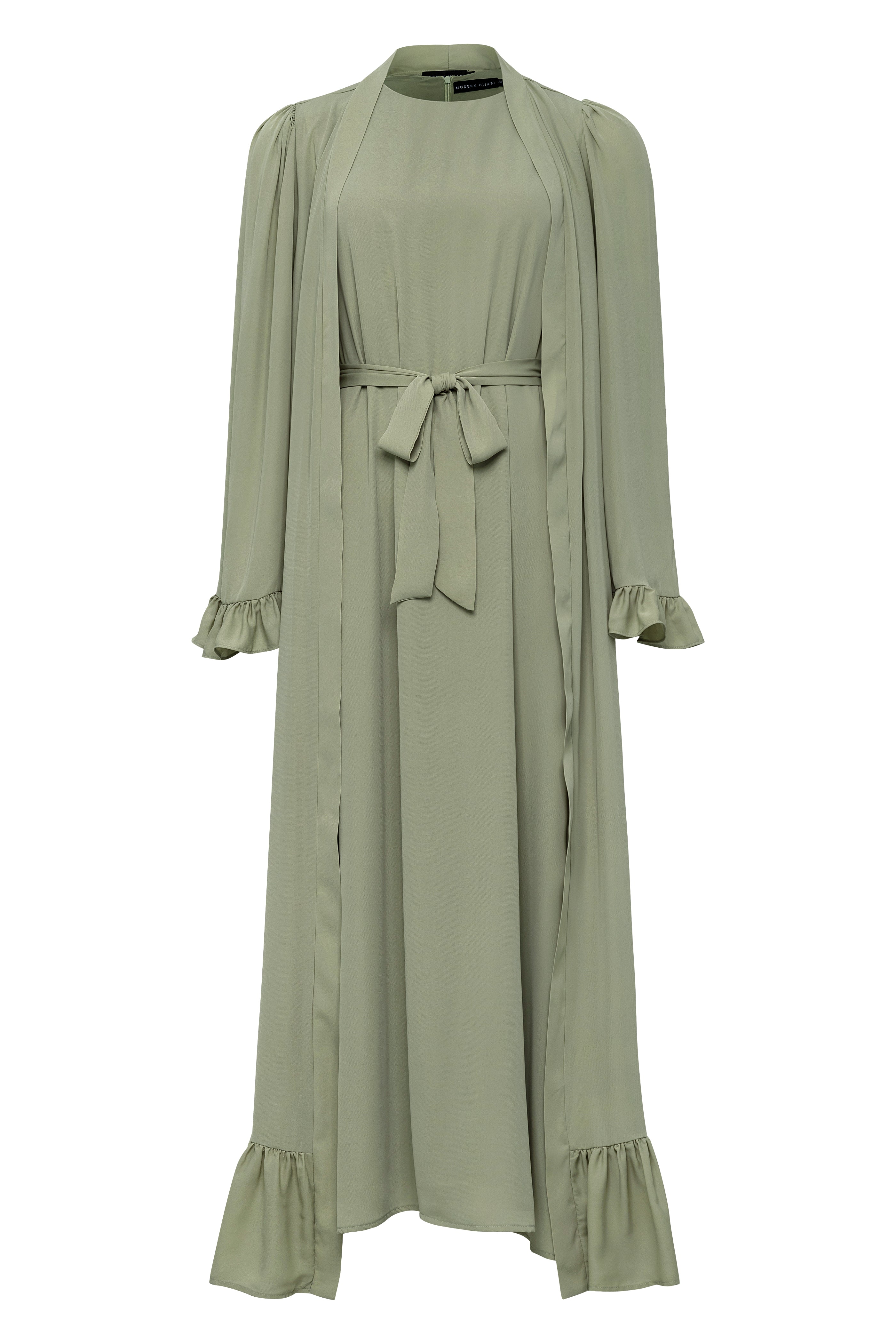 Ayah Abaya Set - Sage green