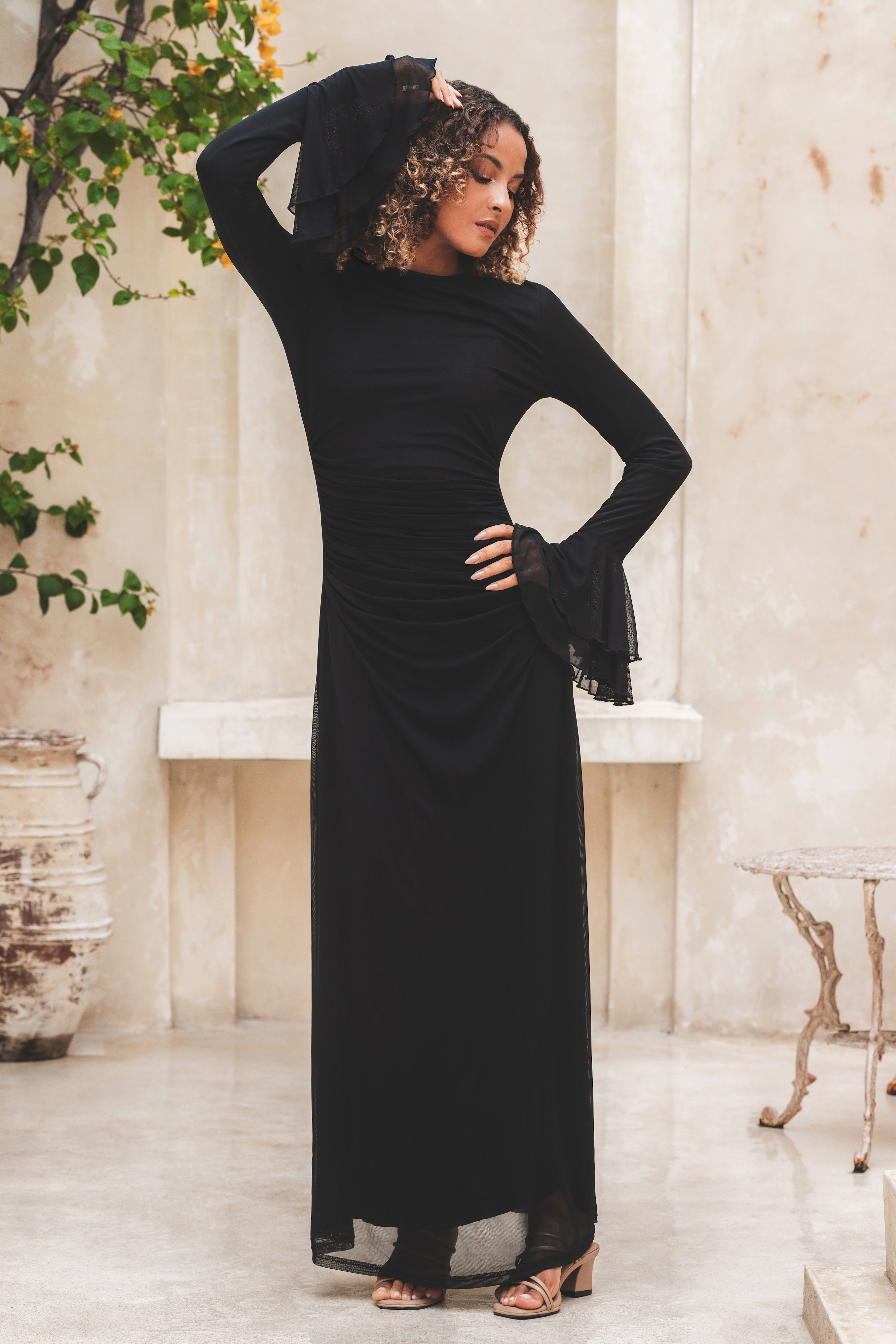 Leyla Maxi Dress - Black