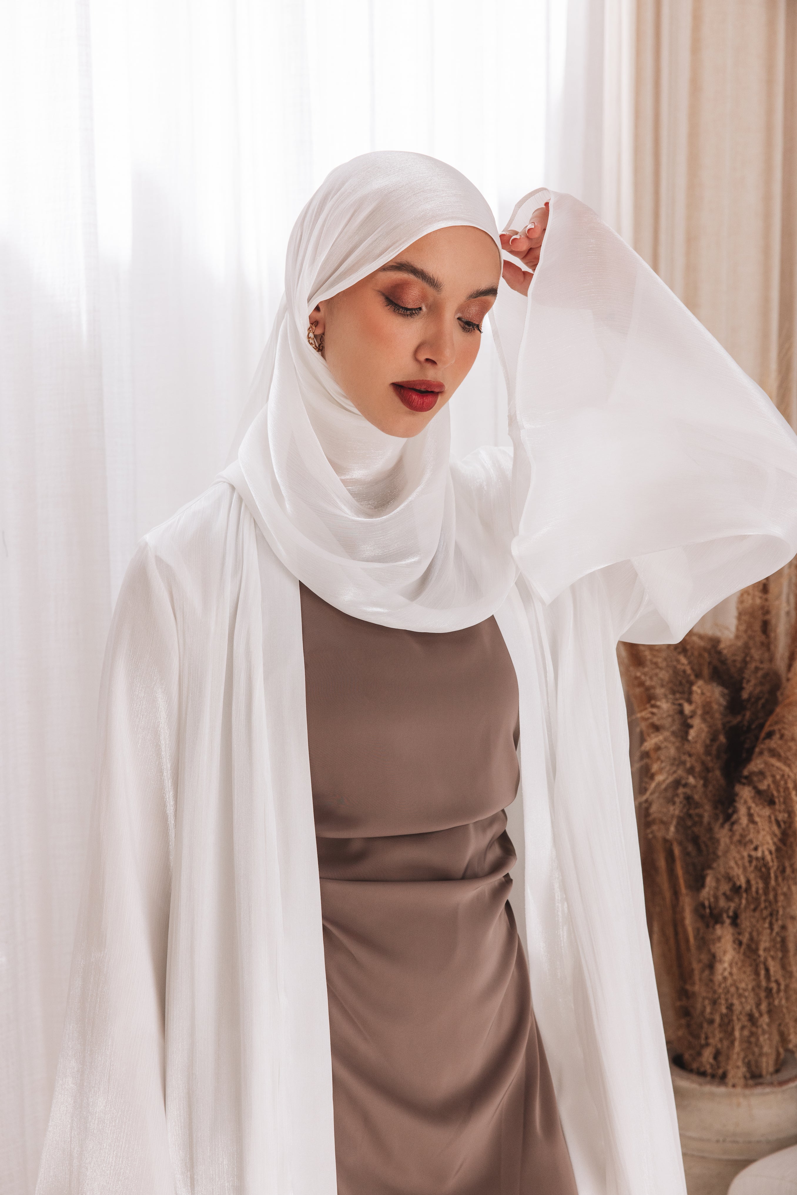 Sophie Abaya/Hijab Set - Pearl