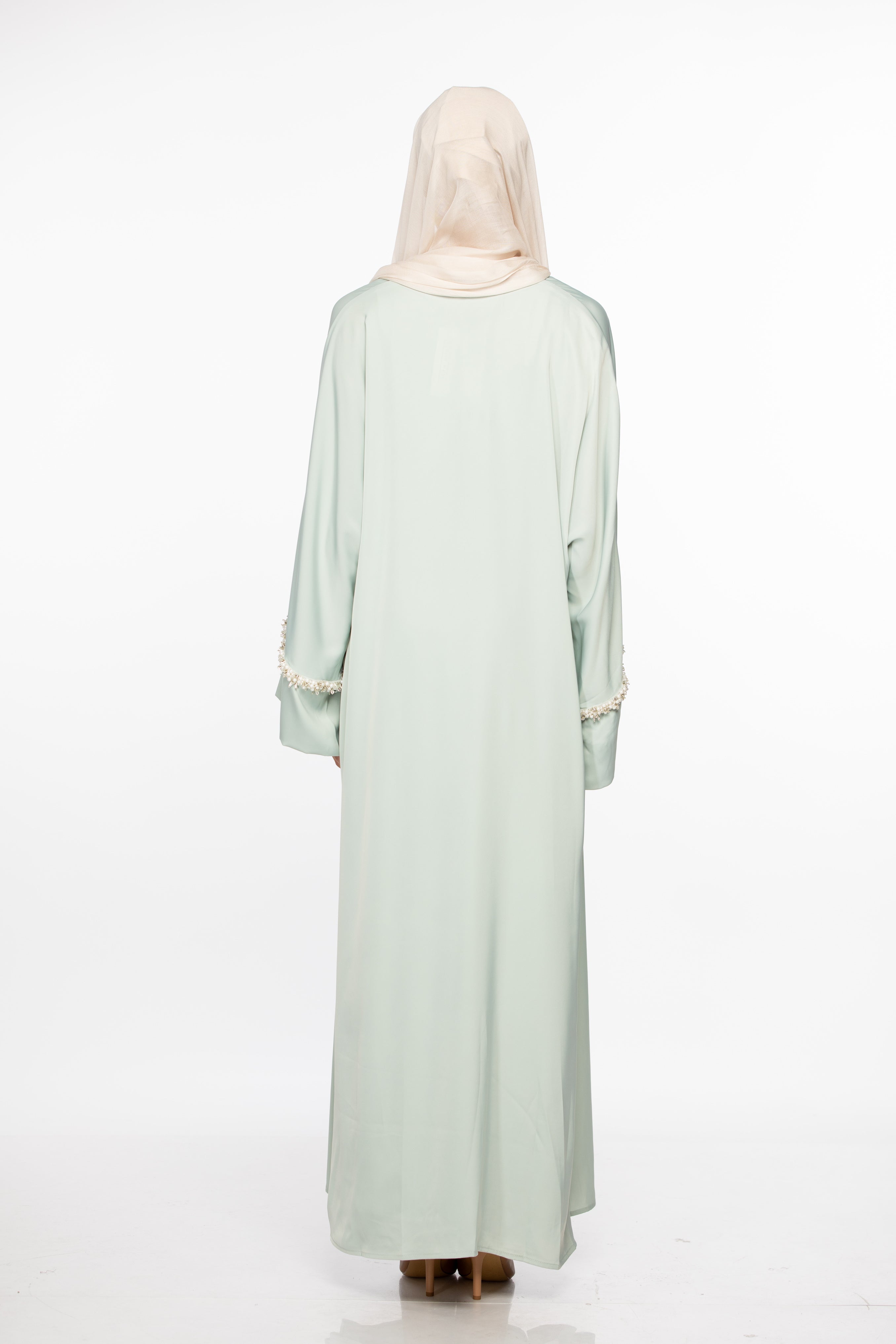 Isabella Pearl Abaya Set - Mint