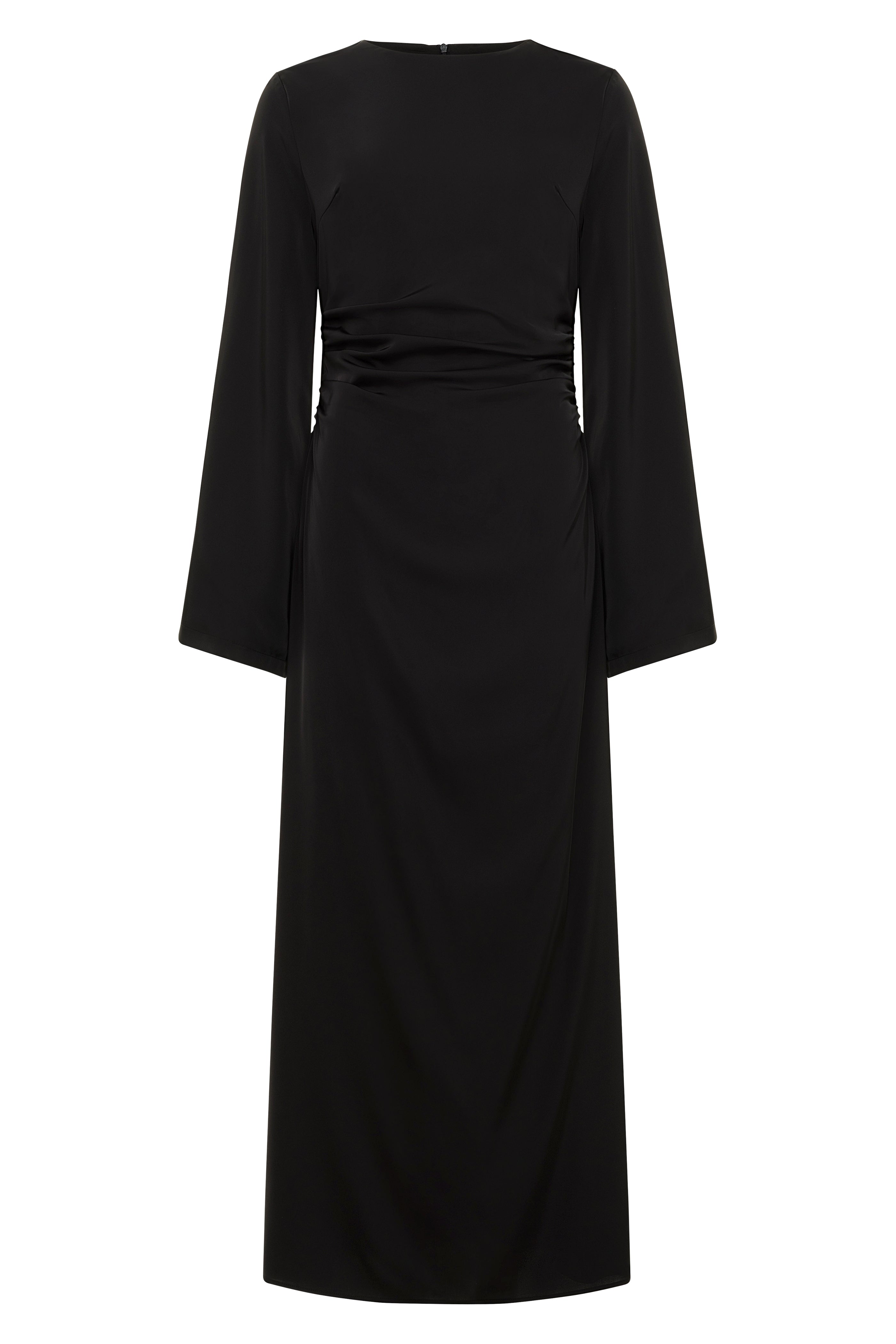 Grace Satin Maxi - Black