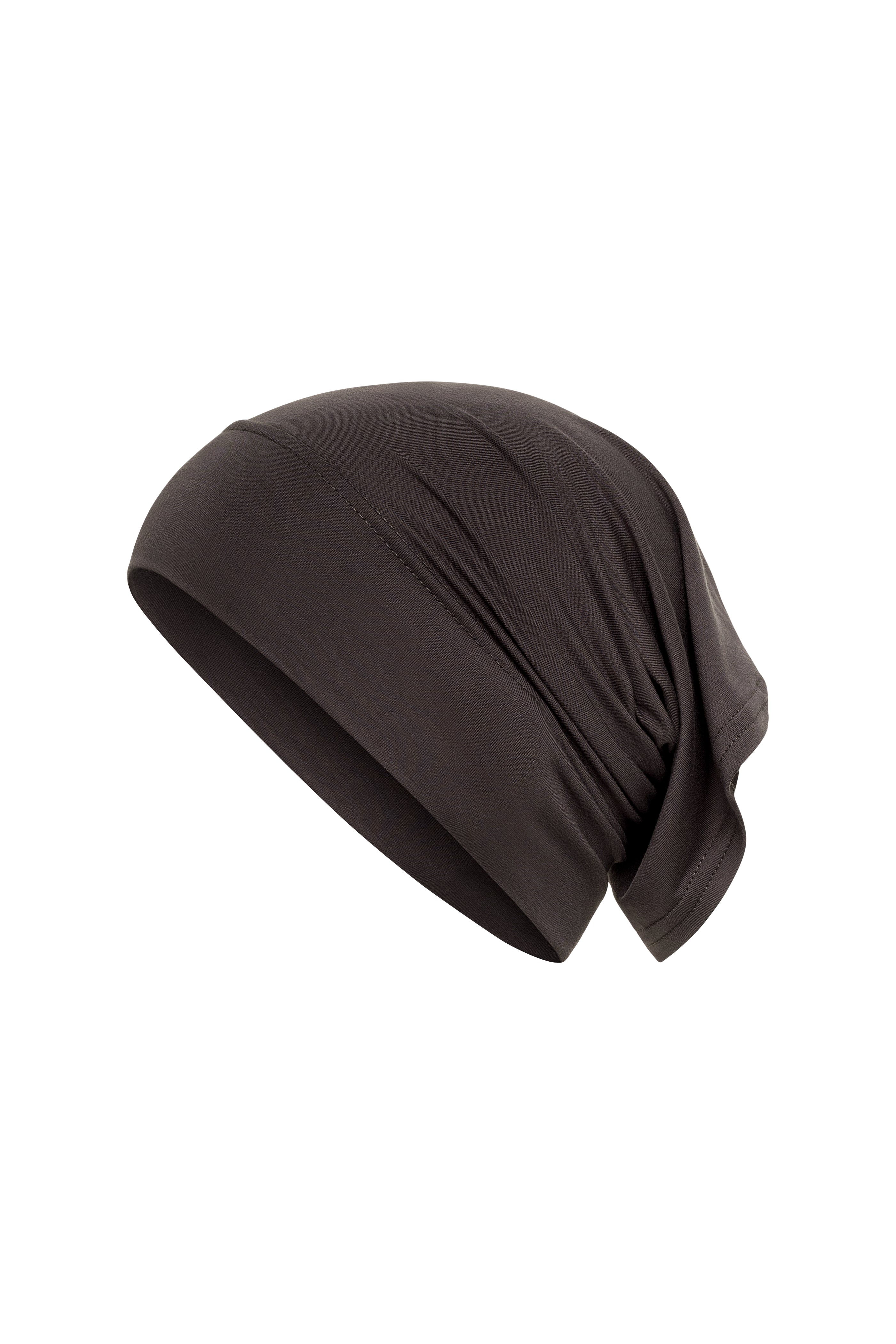 Bamboo Jersey Tube Cap (Long) - Charcoal