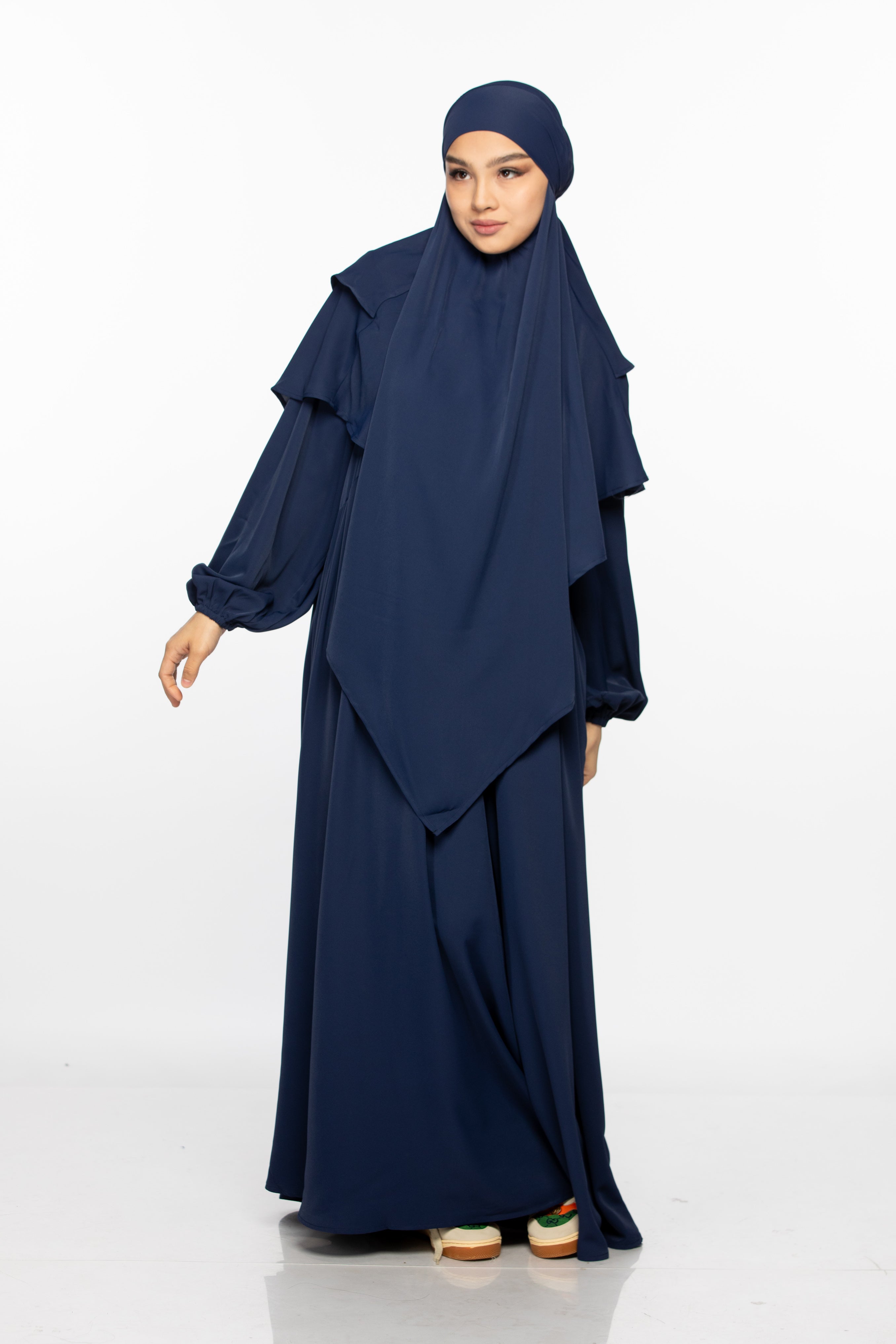 Abaya and khimar set - Navy Blue