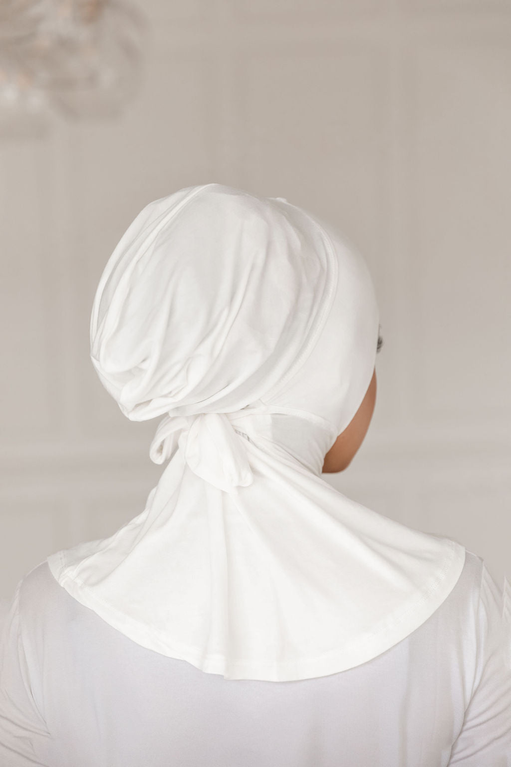 Nour Full Coverage Hijab - White