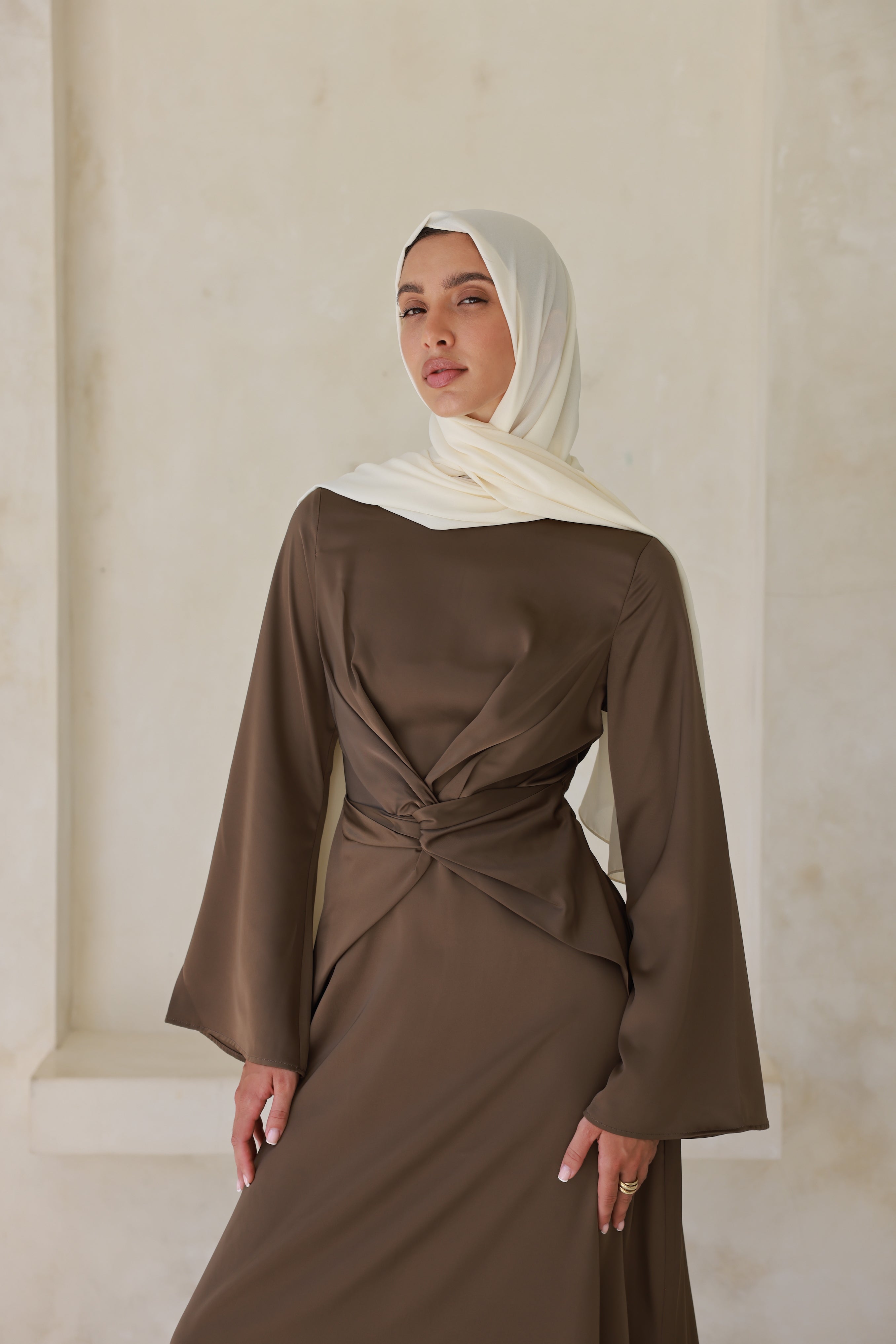 LIYANA  DRESS - ASH