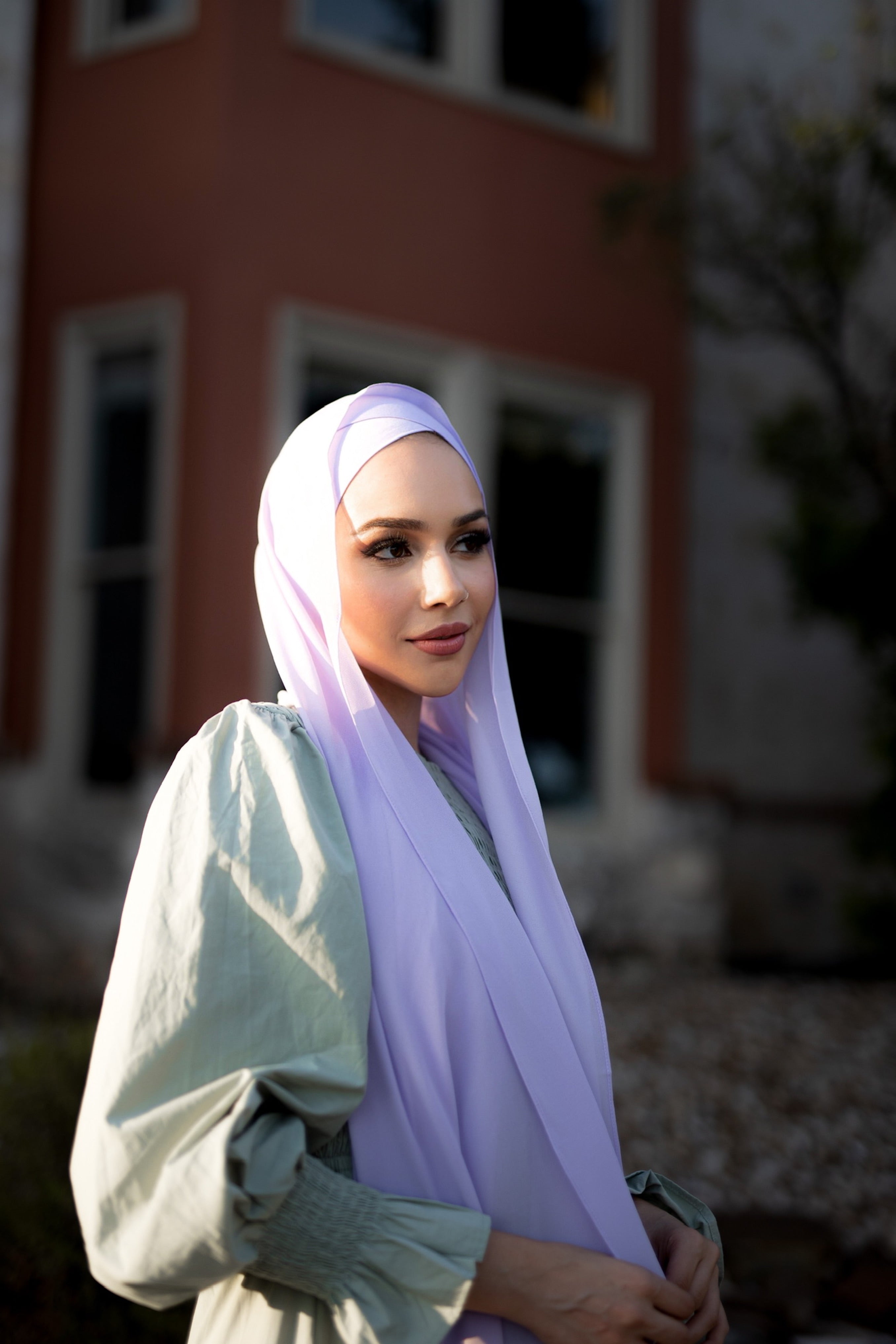 Elite Essential Chiffon Hijab - Orchid Bloom