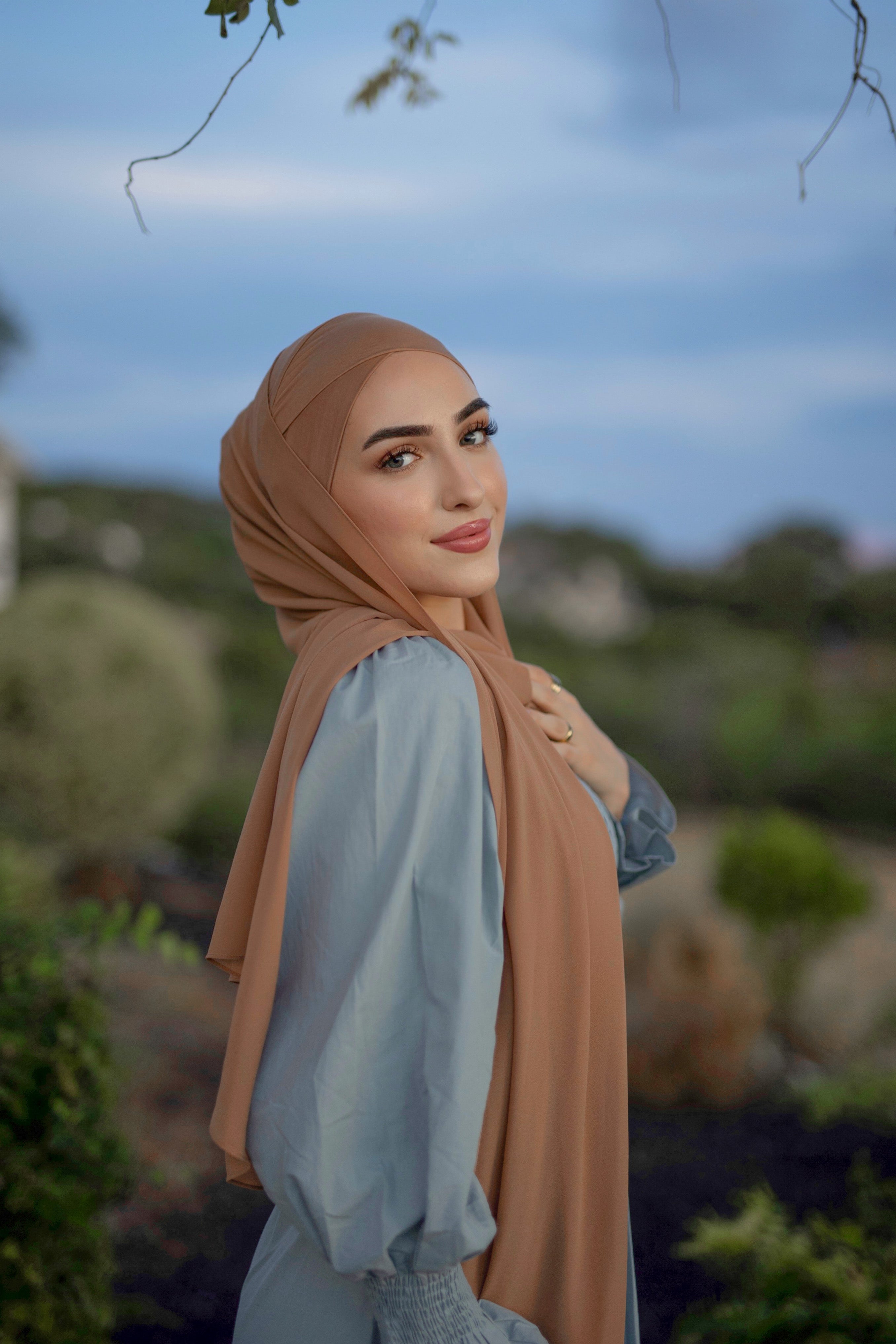 Elite Essential Chiffon Hijab - Antique