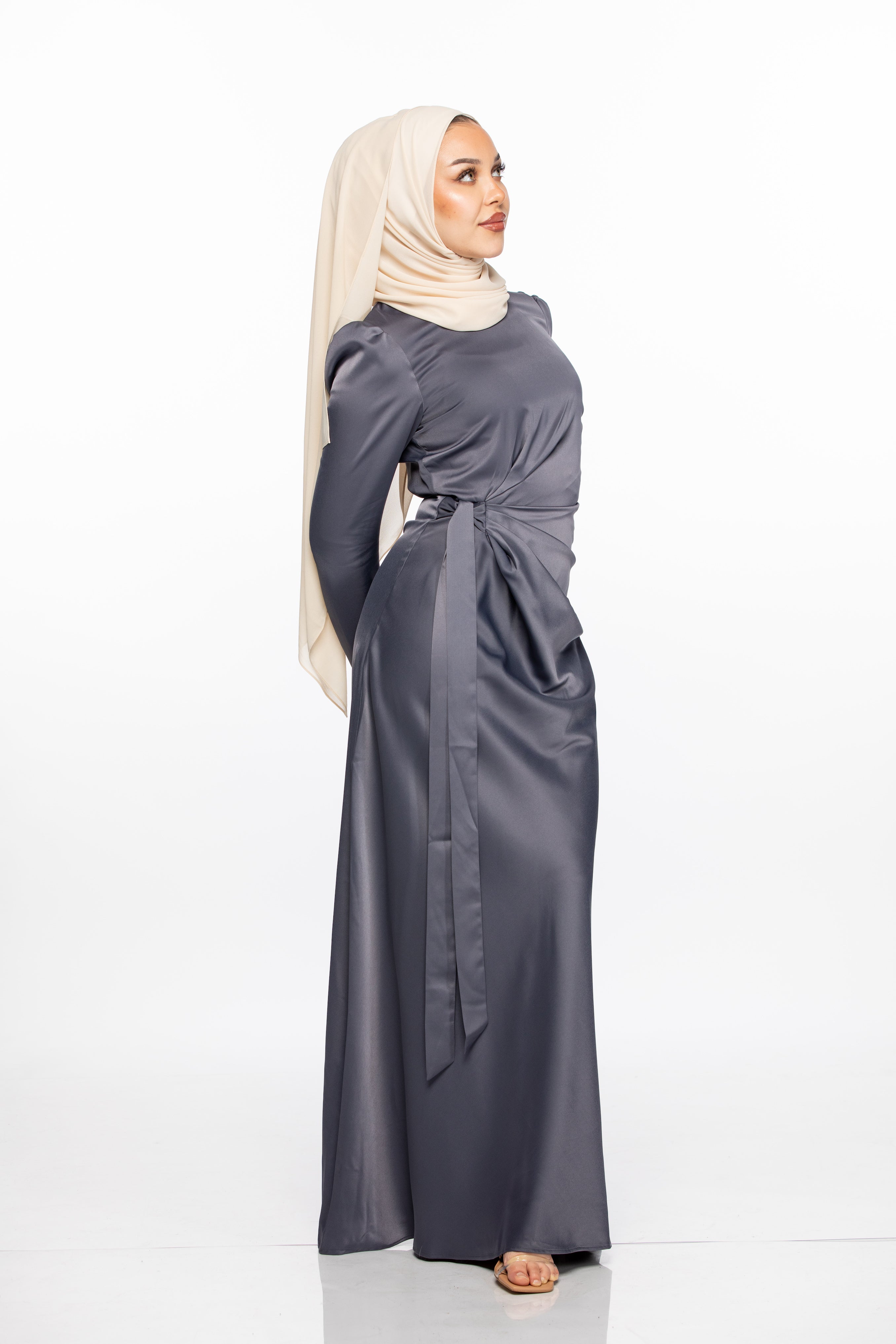 AYLANA DRESS - SLATE