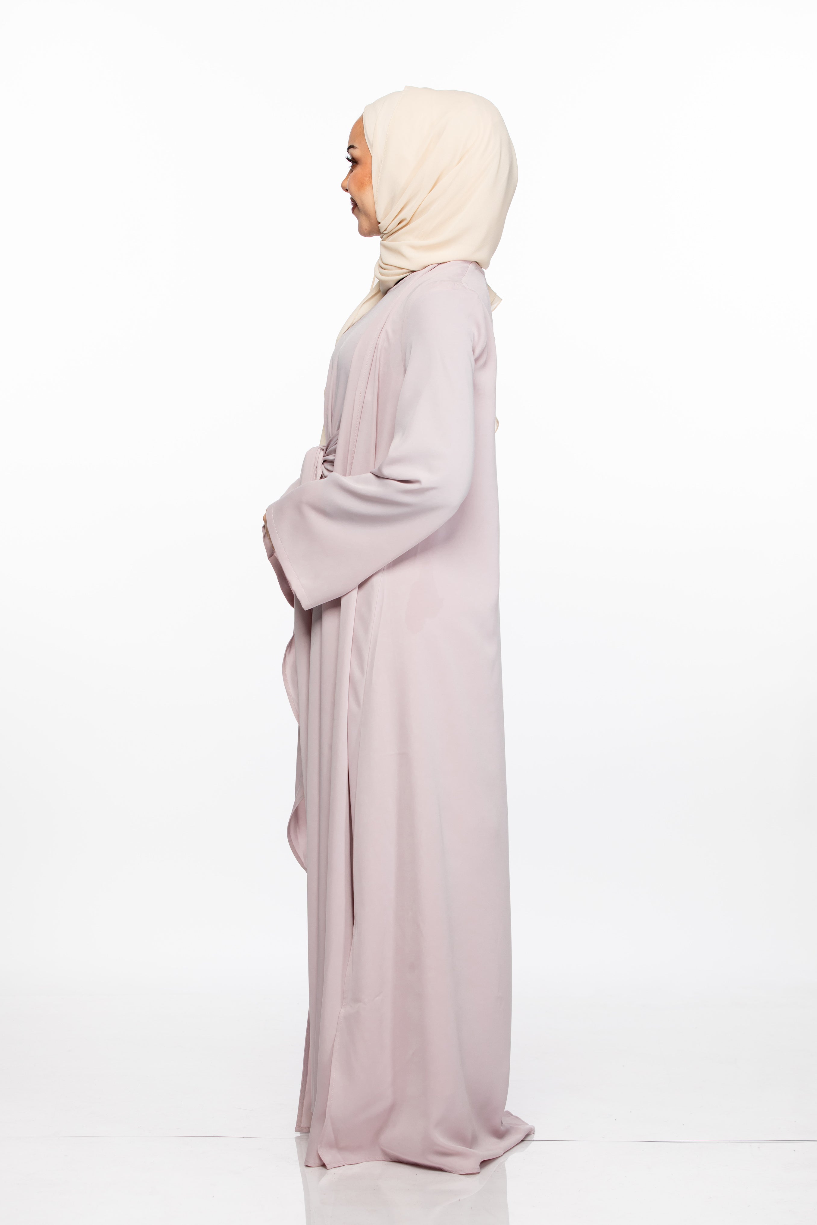 JANNAH ABAYA SET - MUTE LILAC